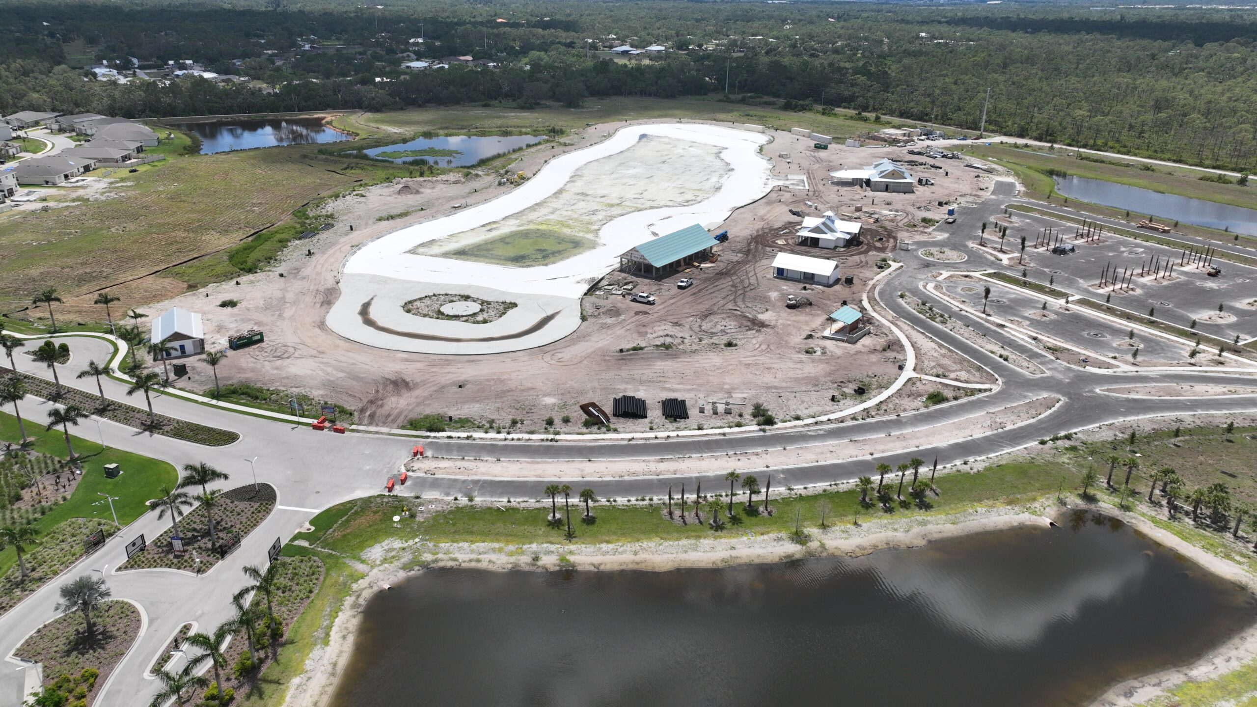 Brightwater Lagoon located in Southwestern Florida, by Unique Engineering Solutions